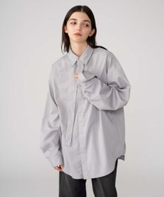 WEGO 【ユニセックス着用ITEM/MLサイズ展開】TRボウタイシャツ（LS）