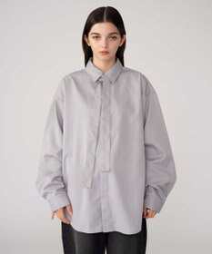 WEGO 【ユニセックス着用ITEM/MLサイズ展開】TRボウタイシャツ（LS）