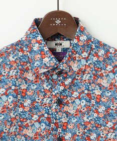JOSEPH ABBOUD 【洗える】リバティプリント シャツ