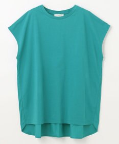 ANY L 【吸水速乾/シワになりにくい/アンチピリング】バックフレアフレンチスリーブカットソー