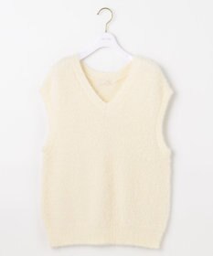 ANY SIS 【前後着用可】シャギーニット ベスト