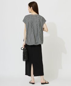 ANY SIS S 【UVケア ・ストレッチ・洗える】2WAYジョーゼットジャージーナロー スカート