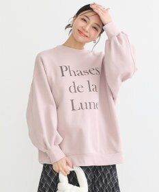 earth music&ecology Ｐｈａｓｅｓ　ｄｅ　ｌａ　Ｌｕｎｅルーズスウェット