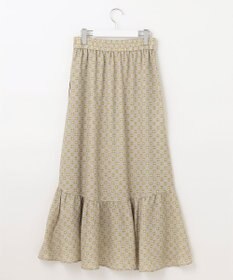 自由区 【洗える・XSサイズあり】アラベスクプリント スカート