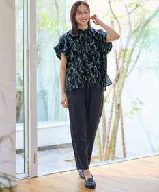 ANY スクエアプリントシャツ