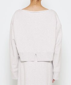 uncrave スウェット ショートトップス（uncrave WHITE）