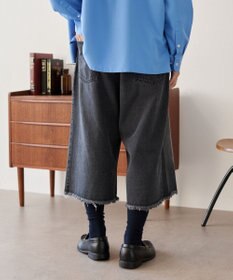 WEGO クロップドワイドデニムパンツ