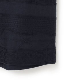 JOSEPH HOMME 新柄【ストレッチ/洗える】ジャガードボーダー　クルーネックTシャツ