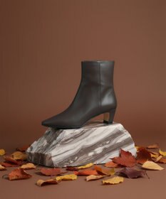 APOM イタリアンカーフ サイドジップアンクルブーツ 45