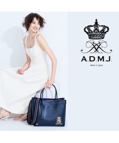 A.D.M.J. 【撥水】リバティソフト34ｃｍ中仕切 トート