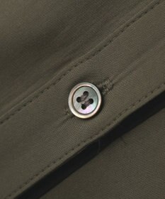 YECCA VECCA 2wayドロストスリーブバンドカラーシャツ