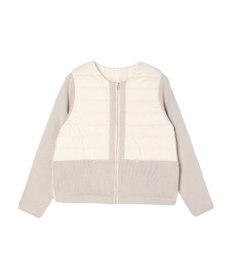 CRAFT STANDARD BOUTIQUE 中綿×ニット切替ジャケット