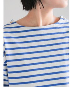 Te chichi ショルダー釦ボーダーカットソー