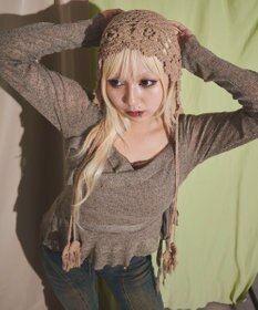 WEGO キャミレイヤードフリルデザインTOP