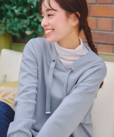 Tiaclasse 【洗える】フード風ダイバートップス