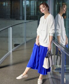 Tiaclasse 【洗える】フード風ダイバートップス