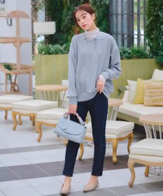 Tiaclasse 【洗える】フード風ダイバートップス