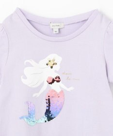 ANY KIDS 接触冷感スパンコールTシャツ