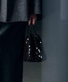 ICB スパンコールバッグ ブラック