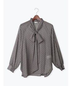 Te chichi パターンアソートシフォンボウタイブラウス《2025Autumn catalog vol.2 item》