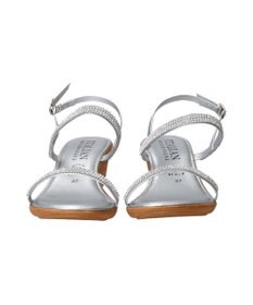 INTER-CHAUSSURES 【ITALIAN SHOEMAKERS】ラインストーンダブルベルトサンダル