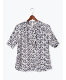 Te chichi パターンアソート5分袖ボウタイブラウス