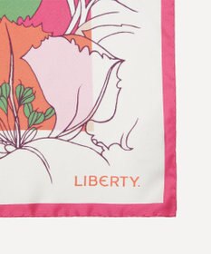 LIBERTY. ユースタシア 45x45 シルク スカーフ