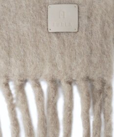 MOONBAT 【WEB限定】FURLA ウール混シャギー無地マフラー/幅40cm