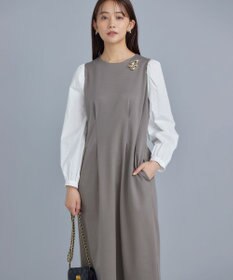 組曲 シャツスリーブポンチ ワンピース