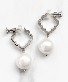 OPEN CLOVER PEARL EARRINGS 淡水バロックパール イヤリング / TOCCA ...