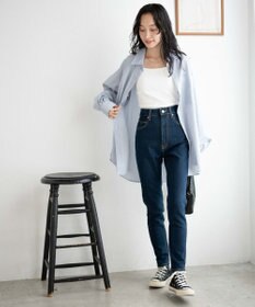 WEGO ハイウエストストレッチスキニーパンツ