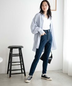 WEGO ハイウエストストレッチスキニーパンツ