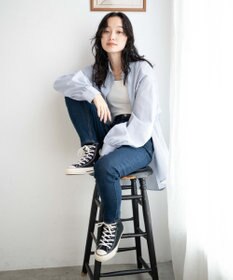 WEGO ハイウエストストレッチスキニーパンツ