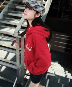 WEGO 【25年秋冬新作/ユニセックス着用ITEM/SMLサイズ展開】グラフィックロゴダブルZIPパーカー