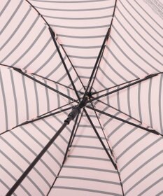 MOONBAT 【雨傘】ランバン　オン　ブルー (LANVIN en Bleu) ボーダー レース 長傘