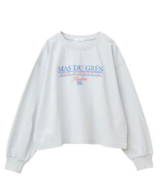 Green Parks 刺繍ロゴクロップドＴシャツ