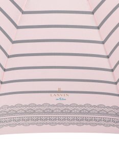 MOONBAT 【雨傘】ランバン　オン　ブルー (LANVIN en Bleu) ボーダー レース 長傘