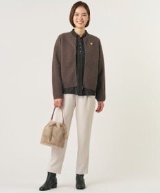 J.PRESS LADIES マグネット サークルパール ブローチ