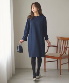 Feroux 【洗える】リボンスリーブダンボール ワンピース