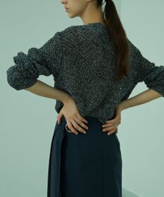 BEIGE， CACTUS / メッシュカーディガン