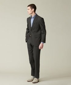 J.PRESS MEN 感動！？上品な見た目に着心地抜群なセットアップ【MECHANICAL】【超軽量 / 清涼感 / 洗える】ハイパワーストレッチ スラックス