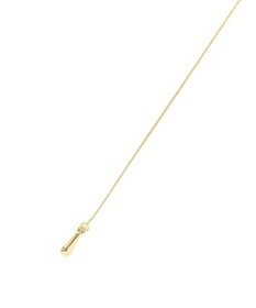 YECCA VECCA ウェーブメタルコードネックレス