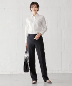 J.PRESS LADIES L 【リクルート対応】テフロンカームスキン ストレート パンツ
