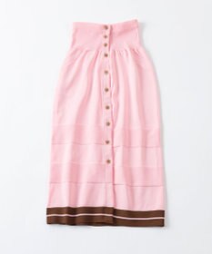 TRICOTE バイカラーニットスカート