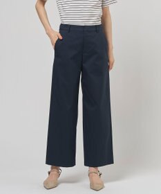 J.PRESS LADIES 【セットアップ対応・洗える・撥水】コットンFITTY ストレート パンツ