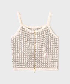 GRACE CONTINENTAL ツイードニットキャミ