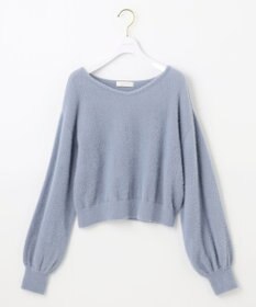 ANY SIS 【全方位 好印象】ラメフェザーニット×フラワースカート セット