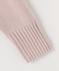 UNFILO 【洗える】スプリングコットンニット バックスリット