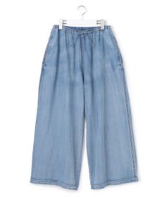 J.PRESS YORK STREET 【WOMEN】ライトダンガリー リラックスワイド パンツ