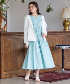 Feroux 【洗える】ドロストデザイン ワンピース